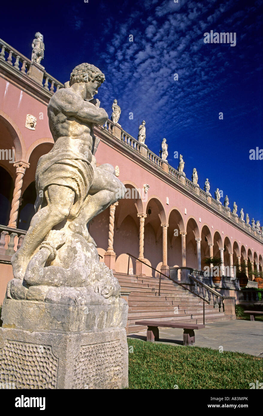 Sculpture Statue in front of the Ringling Museum of Art in Sarasota