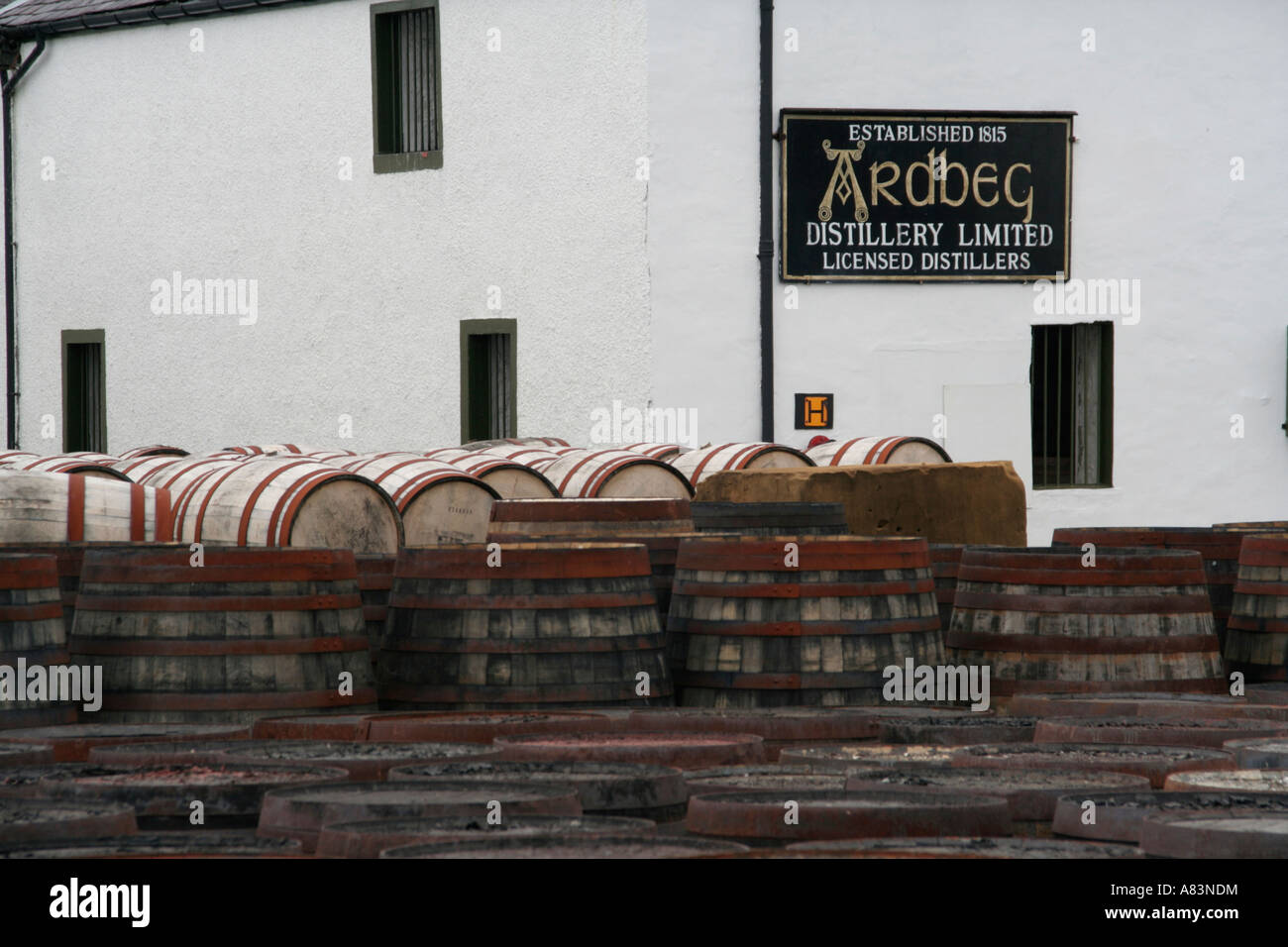 ardbeg scotch whisky distillery isle of islay scotland Stock Photo Alamy