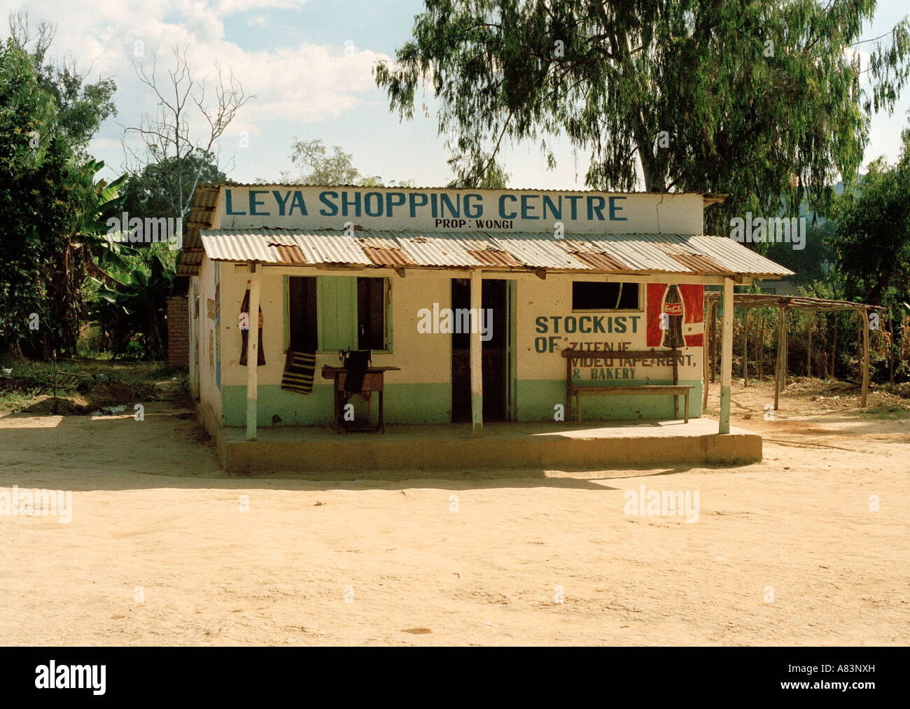 Local shop in Malawi, East Africa Stock Photo Alamy
