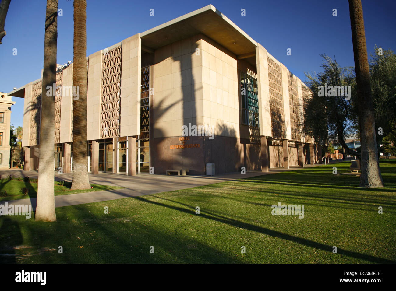 The Arizona House of Representatives at the Arizona State Capitol Area