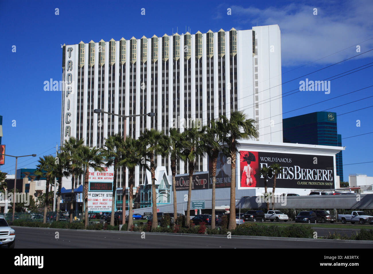 tropicana hotel and casino at 3801 las vegas blvd south, nevada, usa Stock Photo