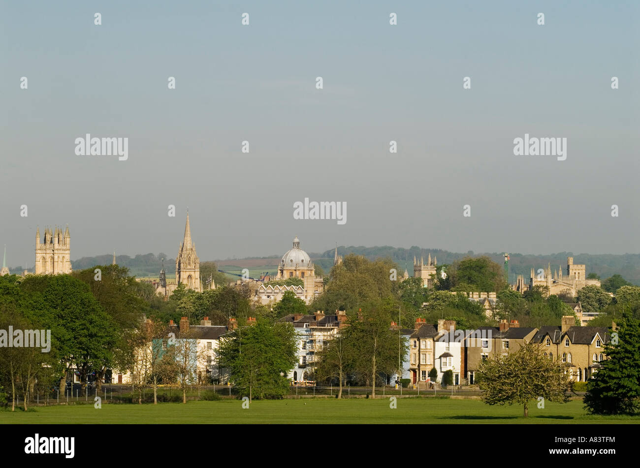 Oxford University Skyline Oxfordshire England HOMER SYKES Stock Photo