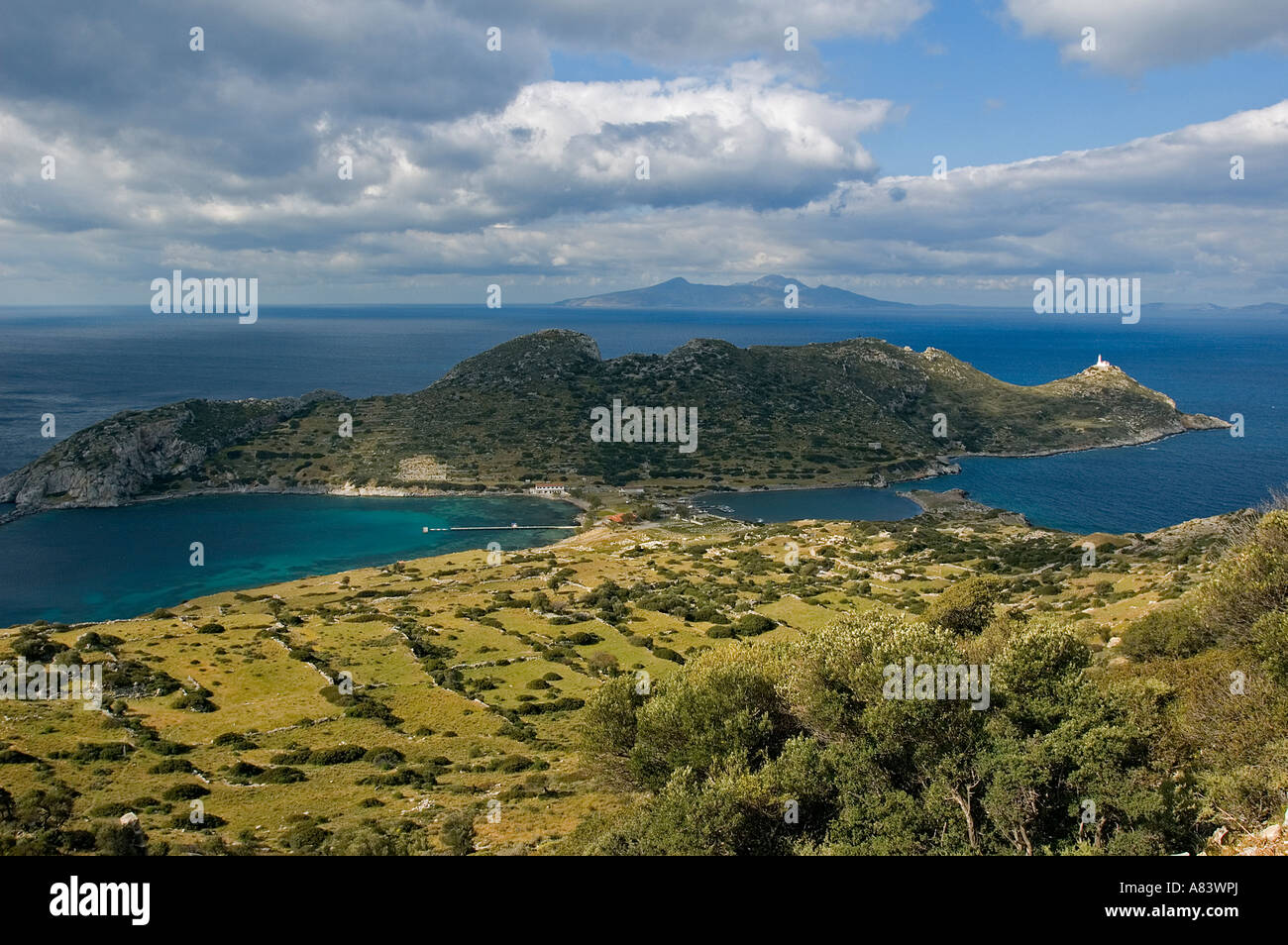 Aerial view ancient city knidos hi-res stock photography and images - Alamy