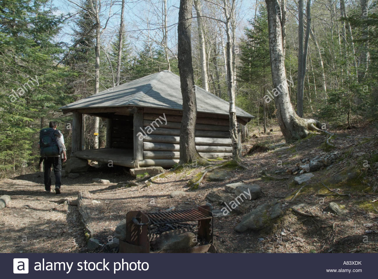 Appalachian Trail Hexacuba Shelter In Stock Photos Appalachian