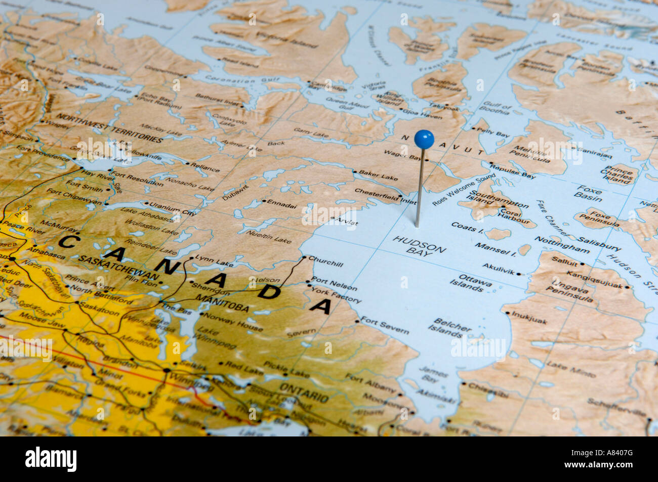 Hudson bay map hires stock photography and images Alamy