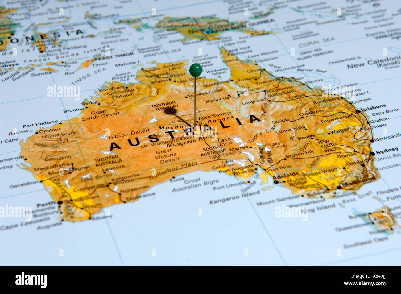 Australia map sydney hi-res stock photography and images - Alamy