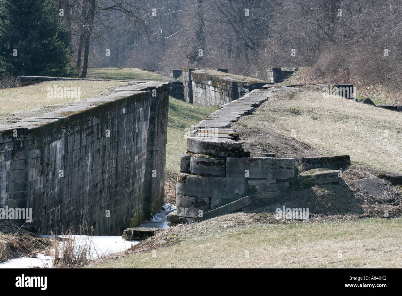 Lockington locks Miami Erie Canal lock ohio transportation history travel historic lake eire