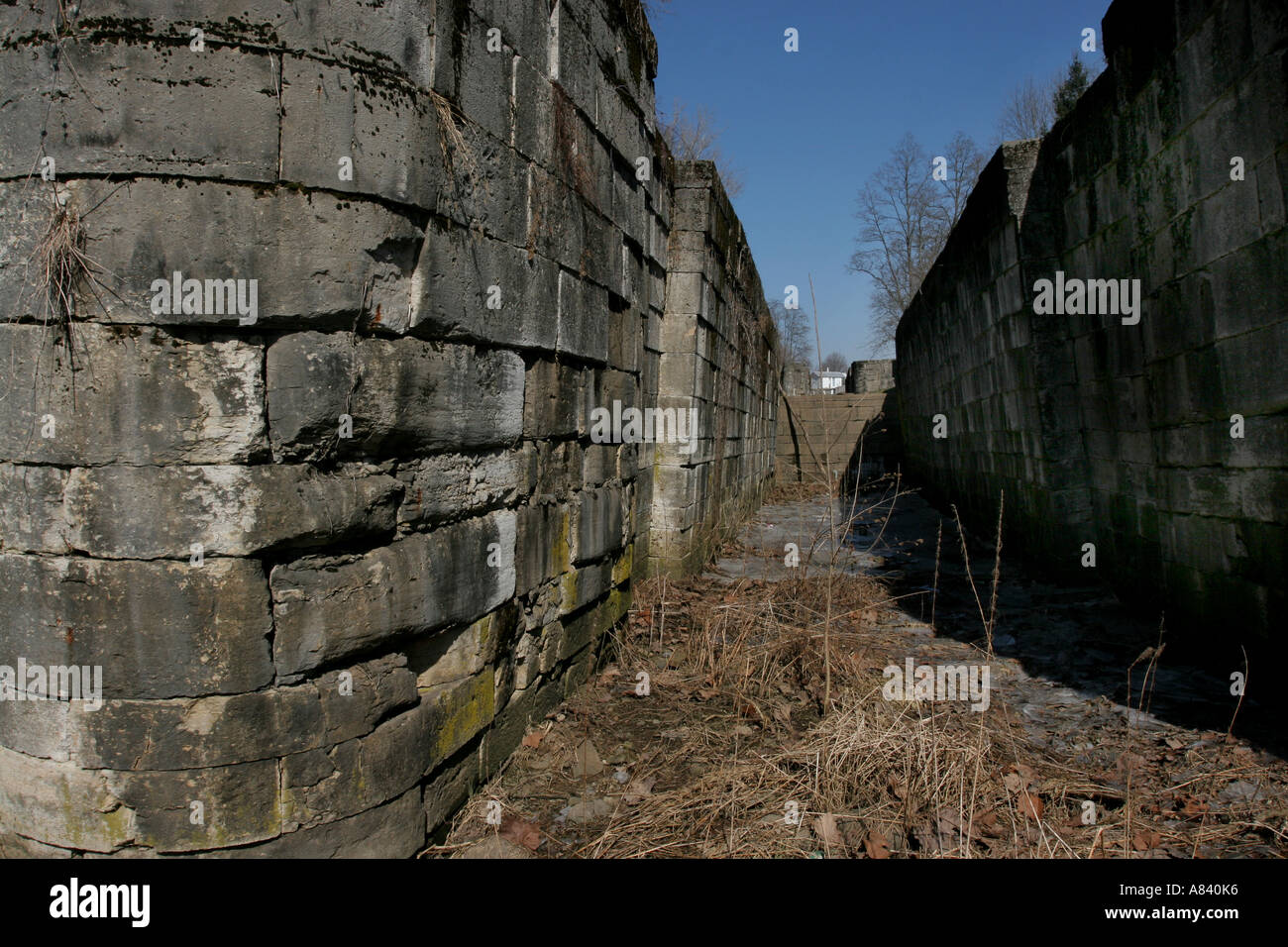 Lockington locks Miami Erie Canal lock ohio transportation history travel historic lake eire