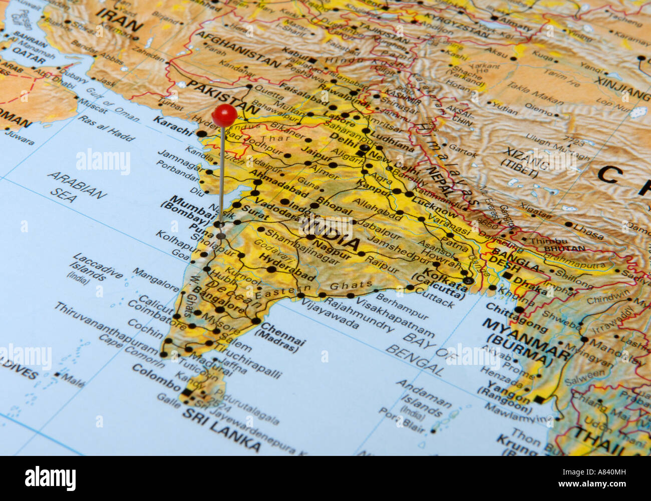 Map of mumbai hires stock photography and images Alamy