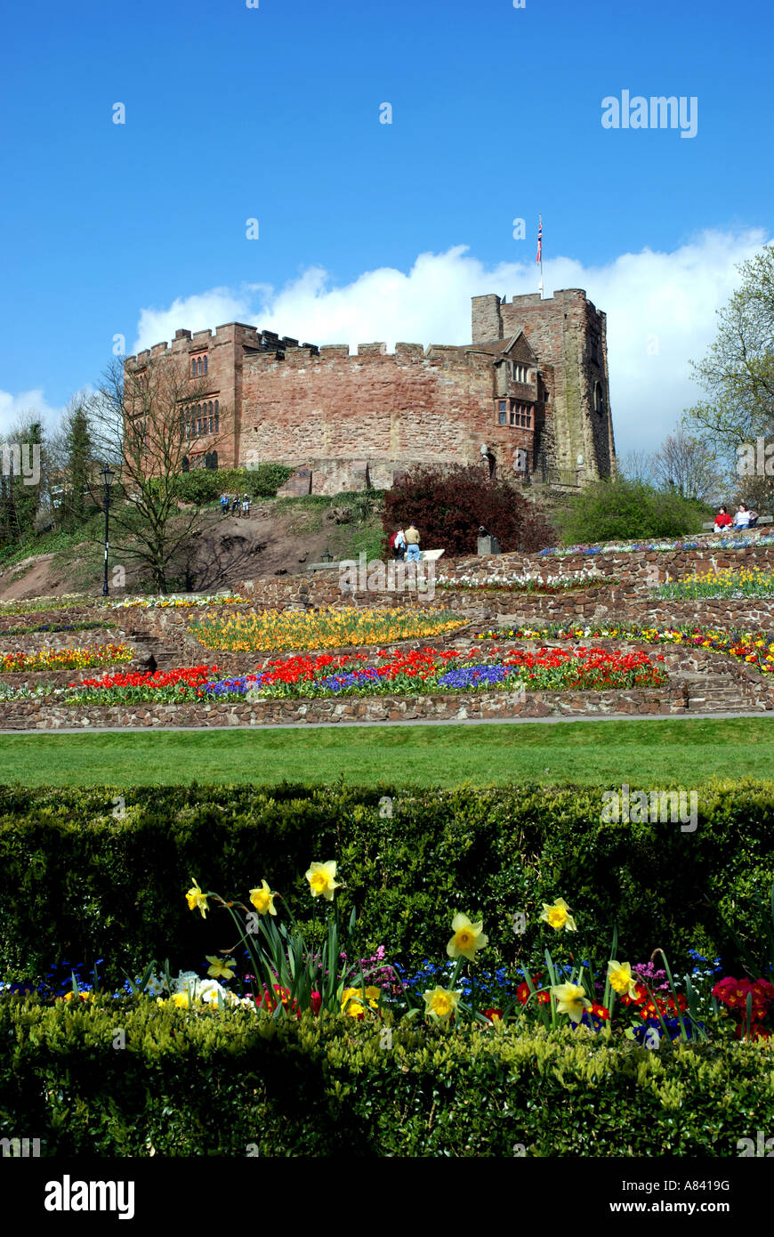 Tamworth Castle and Castle Grounds, Tamworth, Staffordshire, England
