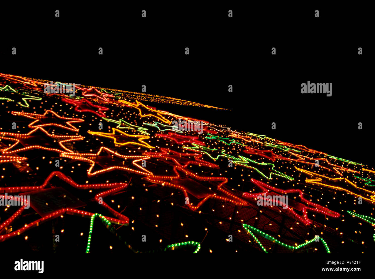 Christmas lights Vancouver Canada Stock Photo Alamy