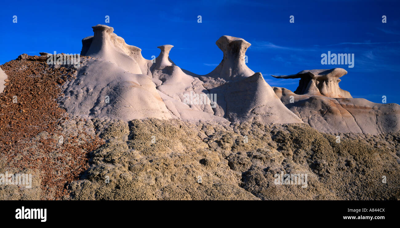 Bisti Badlands New Mexico USA Stock Photo