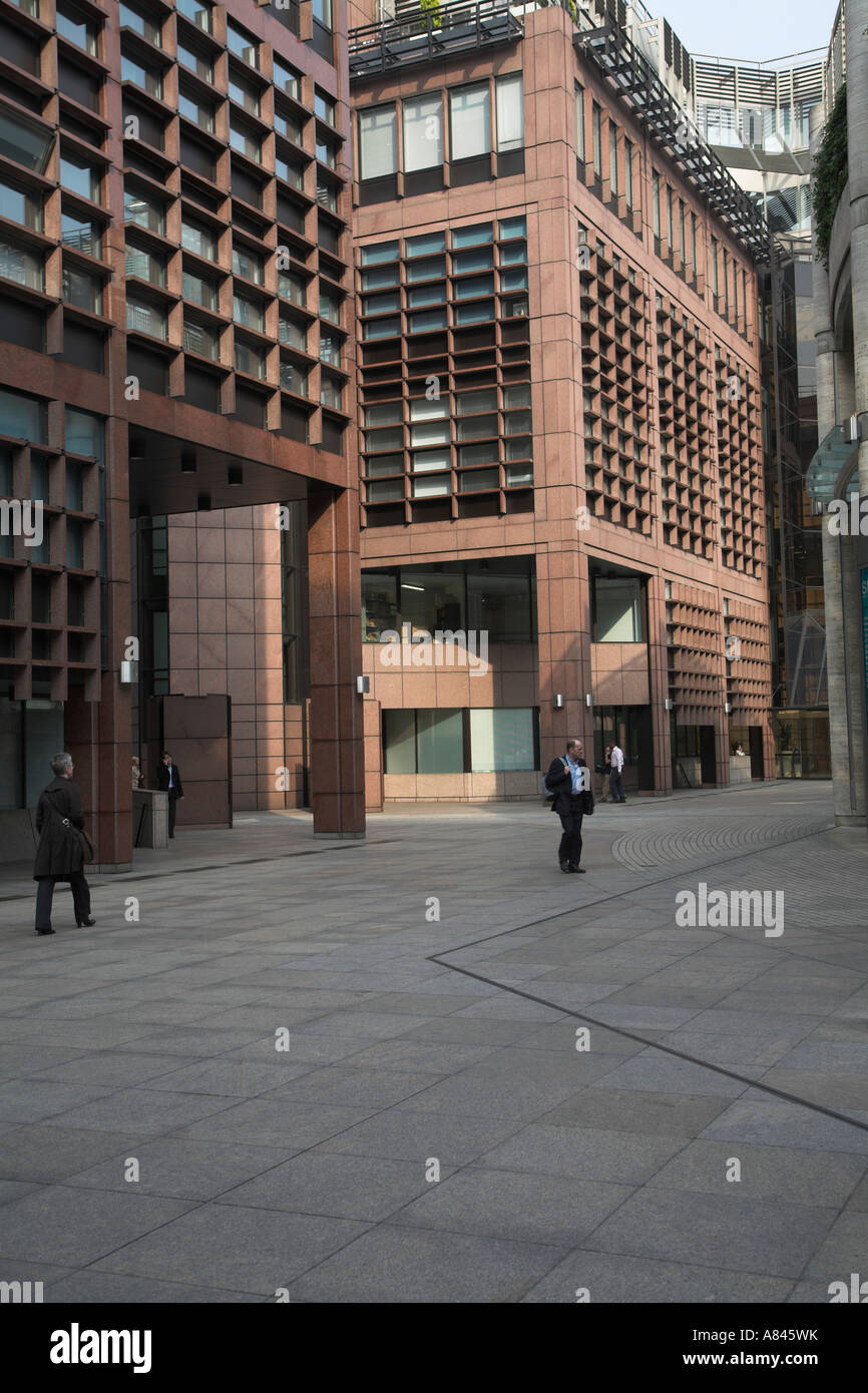Modern offices, Broadgate Circus, City of London, England Stock Photo