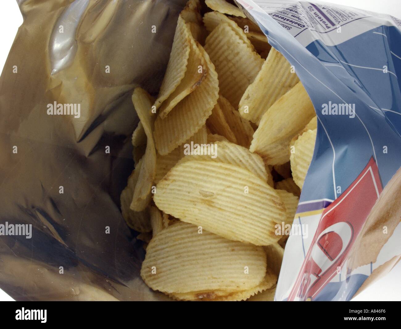 Potato Chips in a Bag Stock Photo Alamy