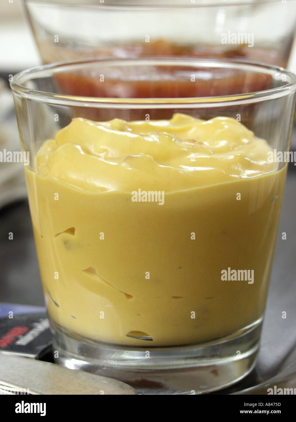 Nacho Cheese Dip Stock Photo