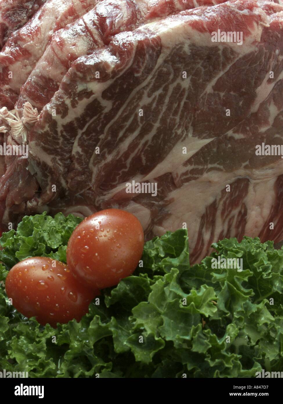 Boneless Rib Roast Stock Photo Alamy