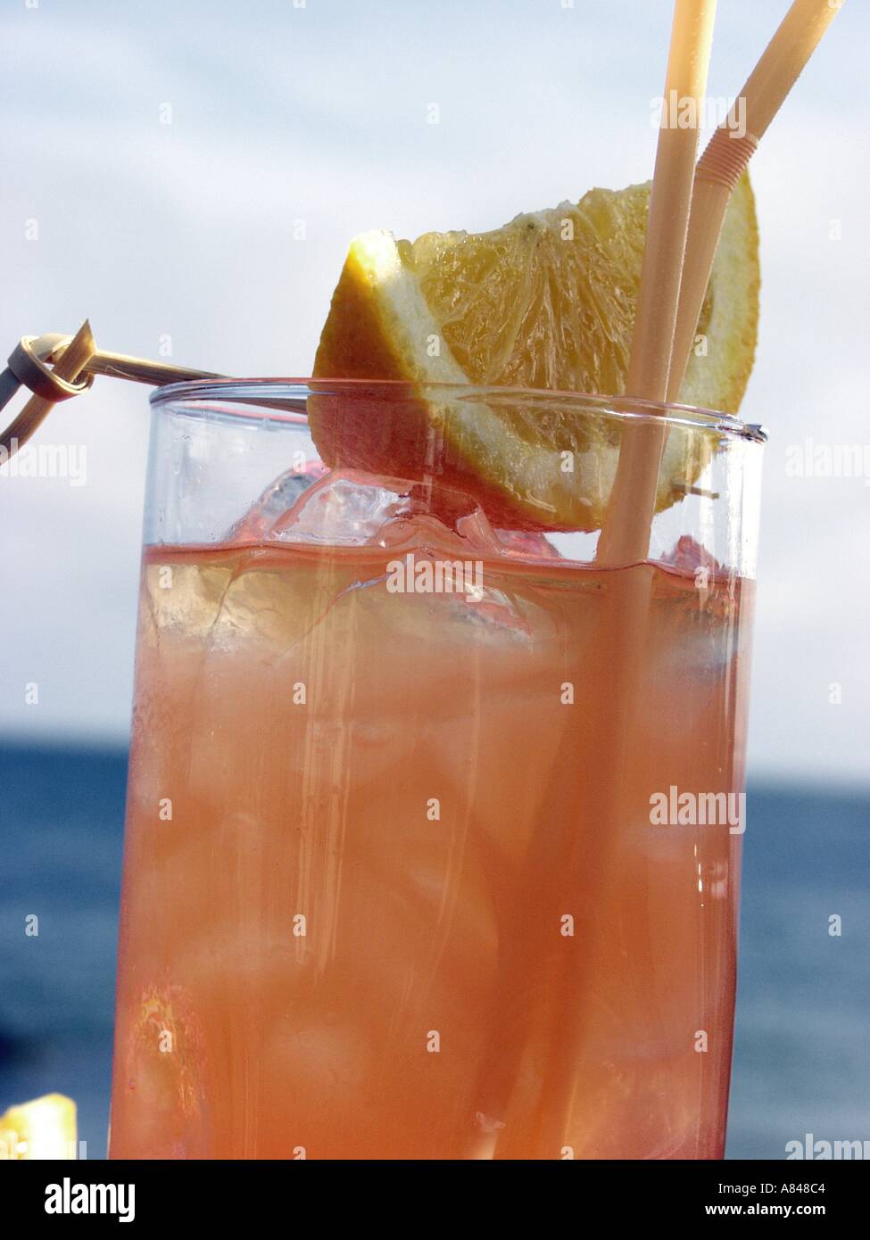 Planters Punch Cocktail Stock Photo Alamy