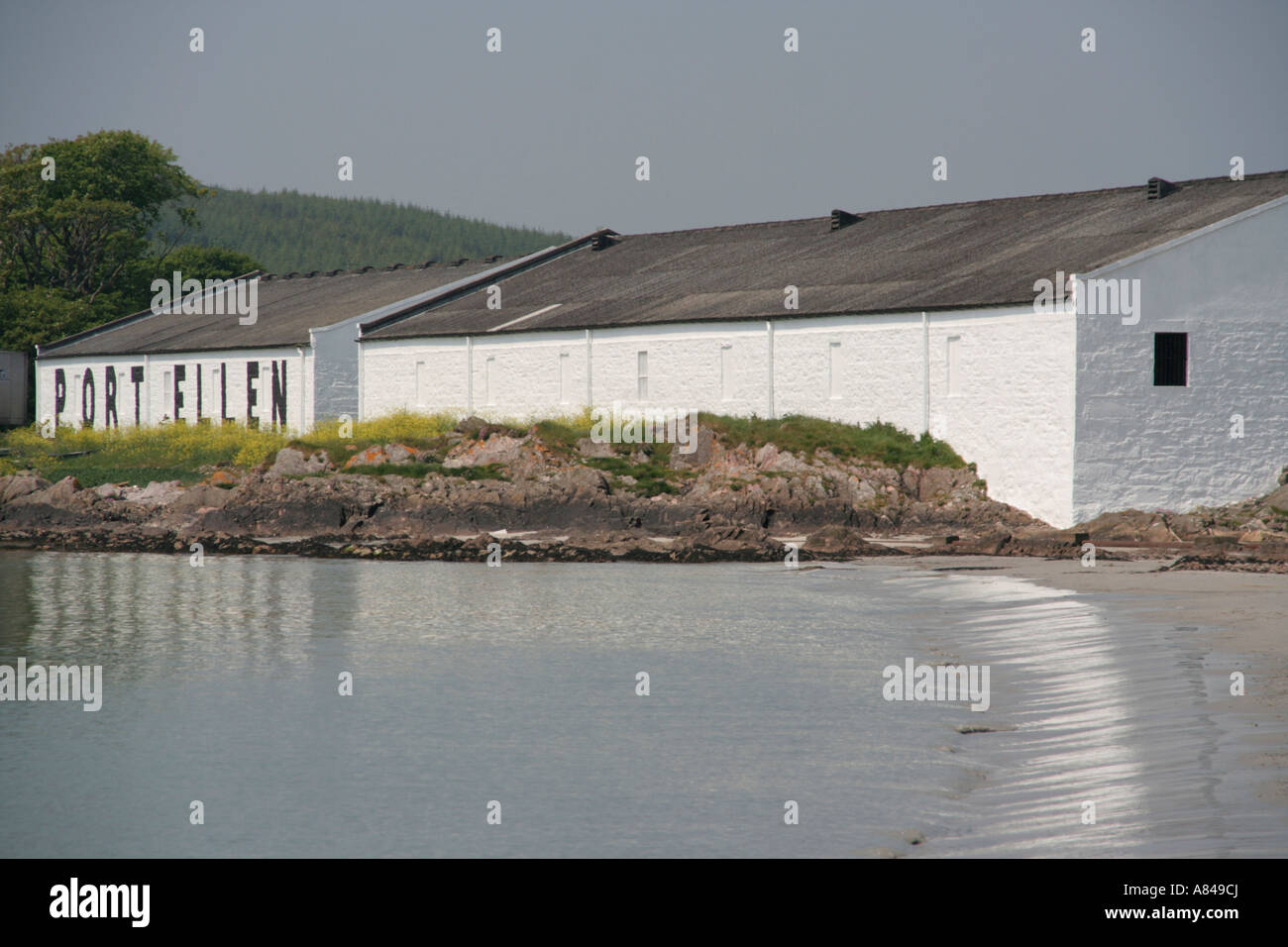 port ellen distillery isle of islay scotland uk gb Stock Photo Alamy