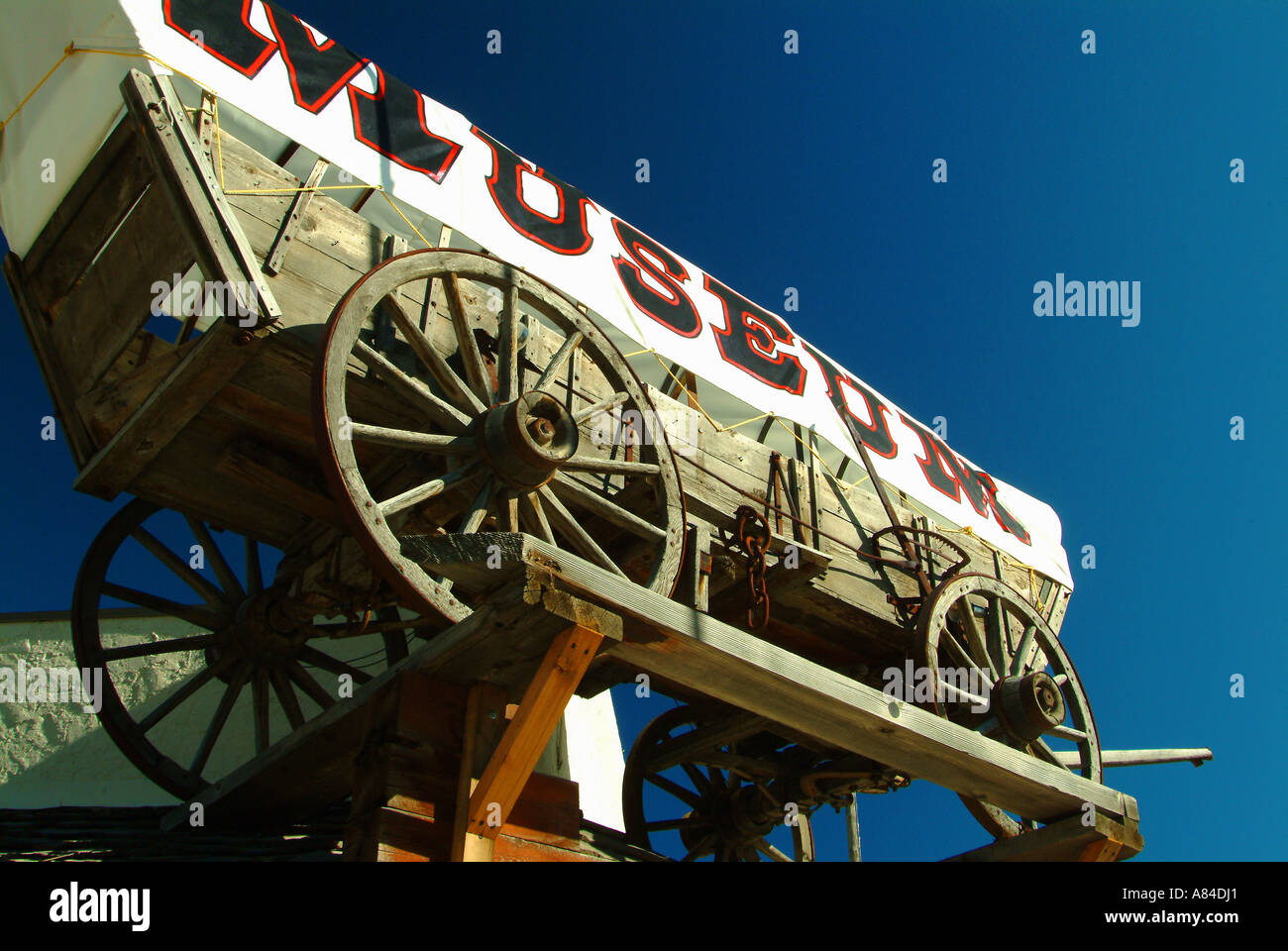 Jackson hole museum covered wagon hires stock photography and images