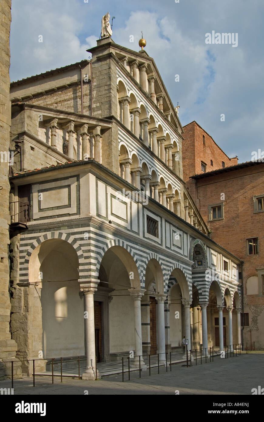Pistoia, Tuscany, Italy. Cattedrale di San Zeno (Cathedral Stock Photo