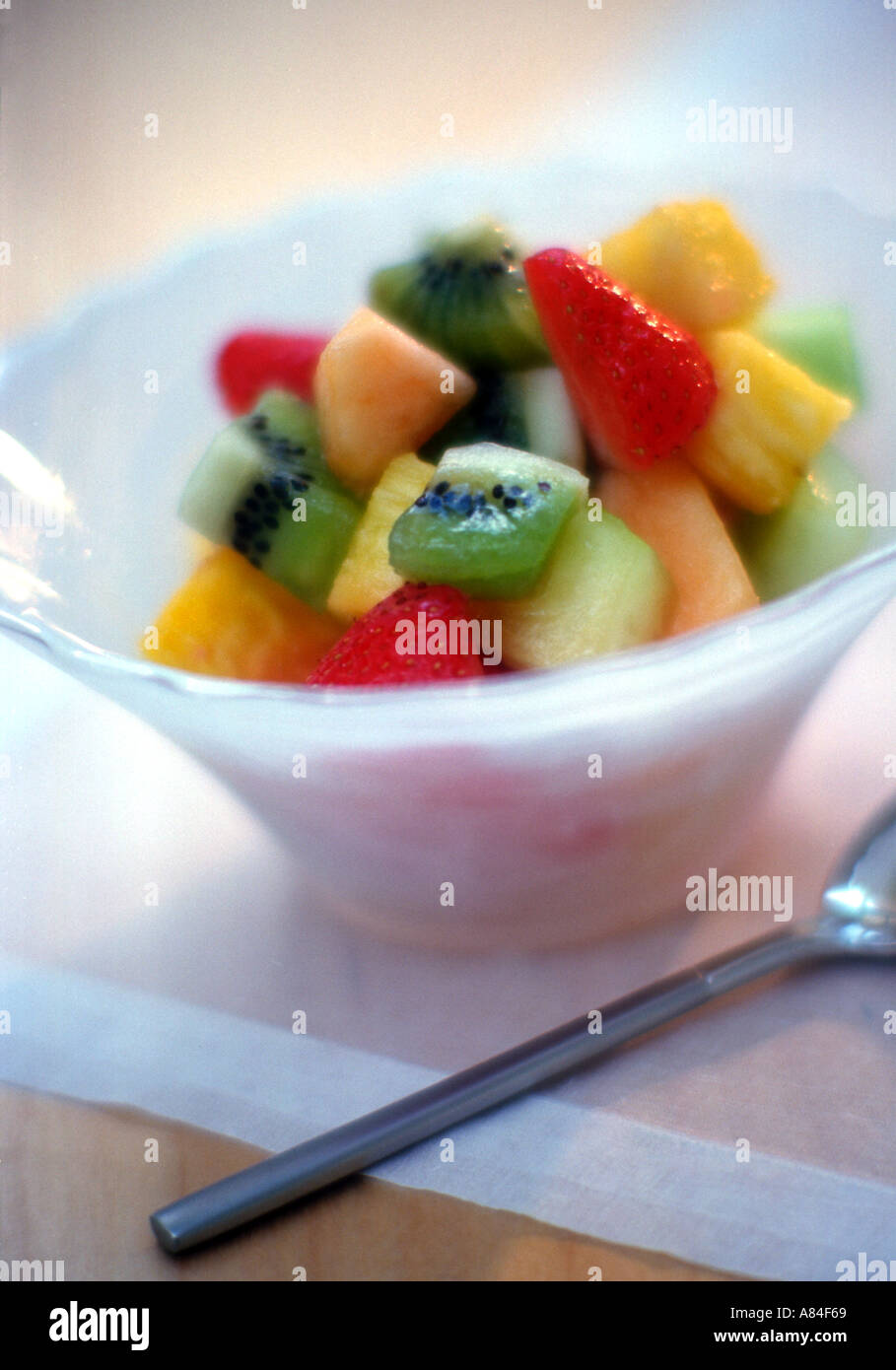 Glass bowl fresh salad hi-res stock photography and images - Alamy
