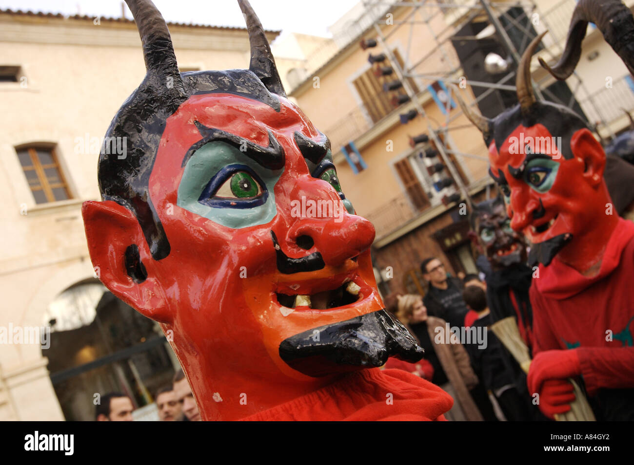 The fiesta of San Antoni, Mallorca Stock Photo - Alamy