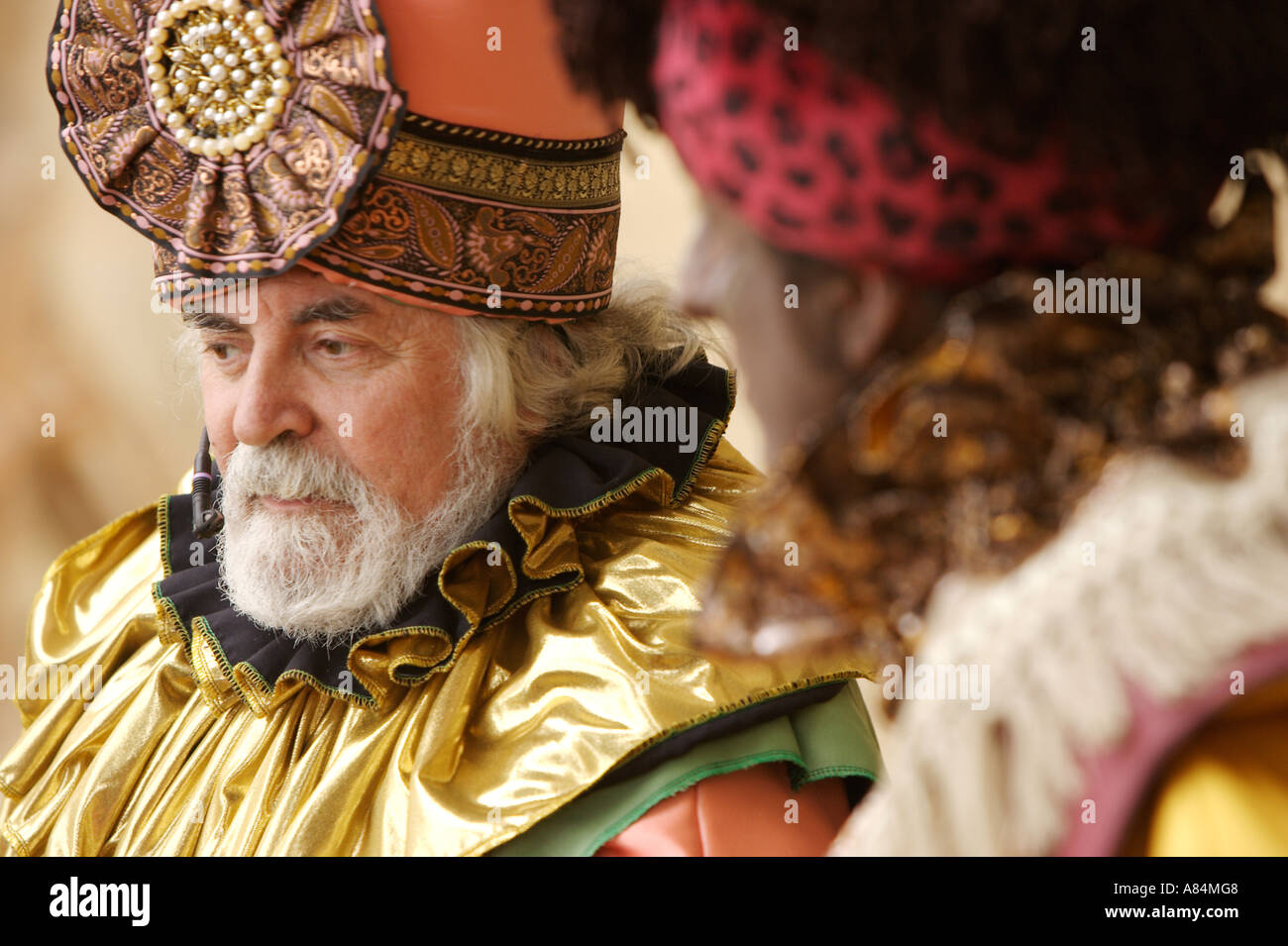 Nativity scene play in Mallorca Stock Photo Alamy