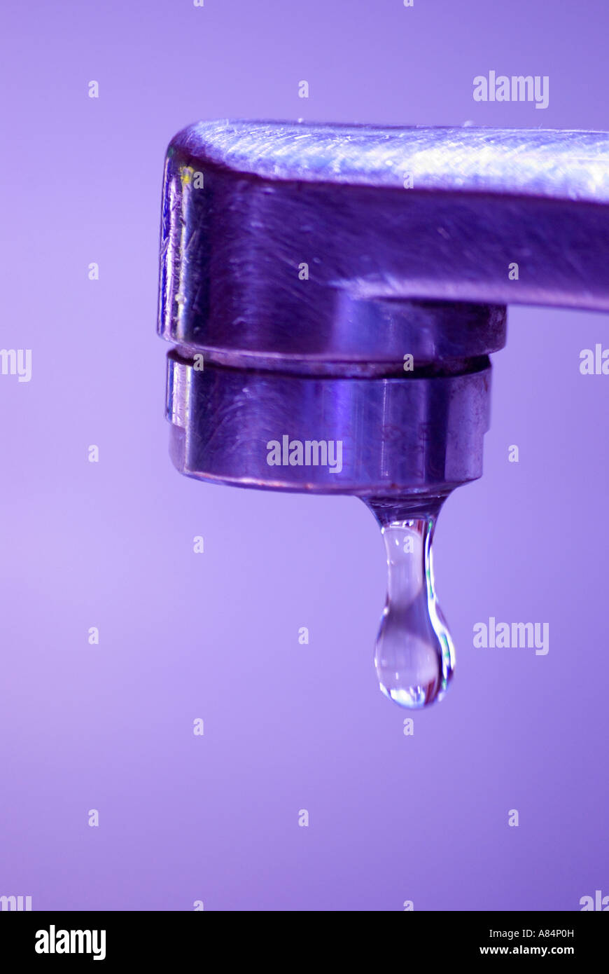 A dripping tap Stock Photo
