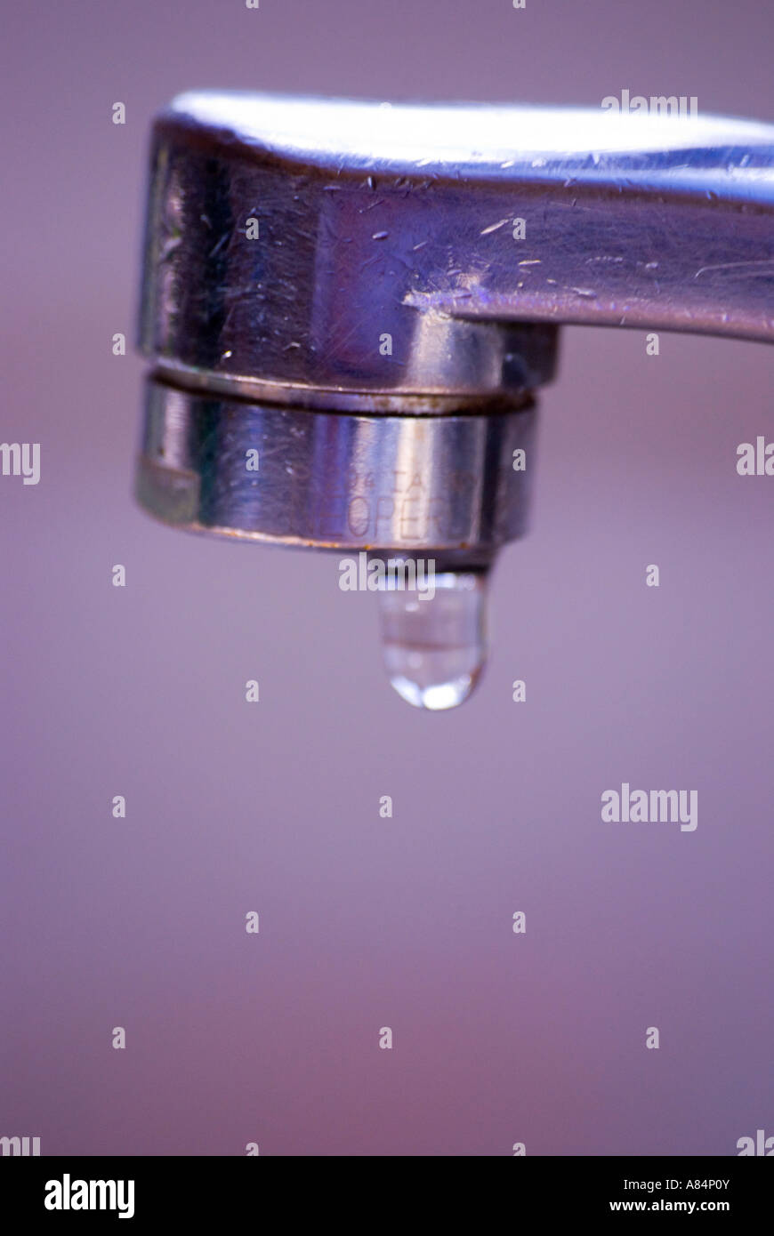 A dripping tap Stock Photo