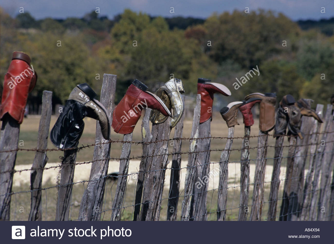 barbed wire cowboy boots