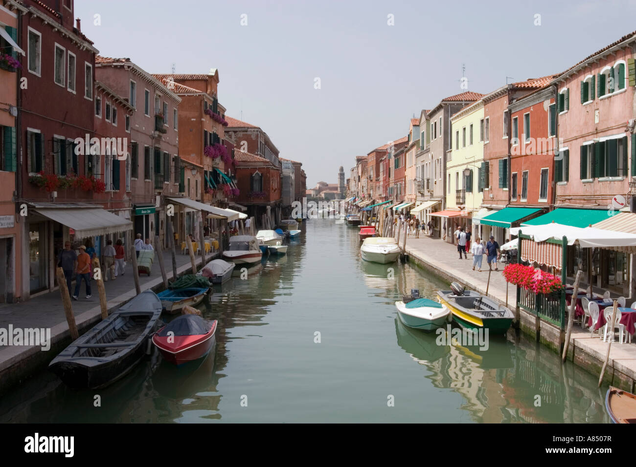 Rio dei Vetrai, Murano, Italy Stock Photo Alamy