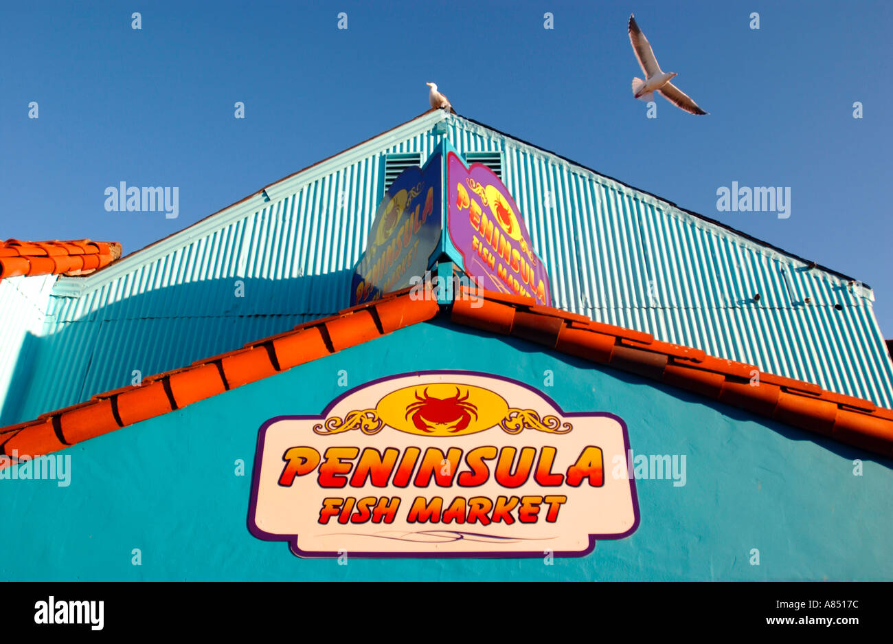Monterey Peninsula Fish Market, Exterior Stock Photo Alamy