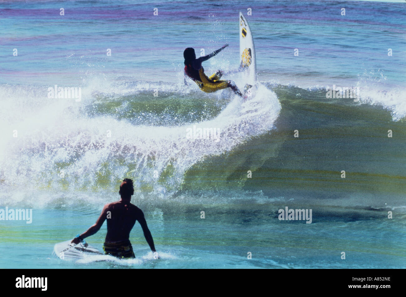 Surfing. Stock Photo