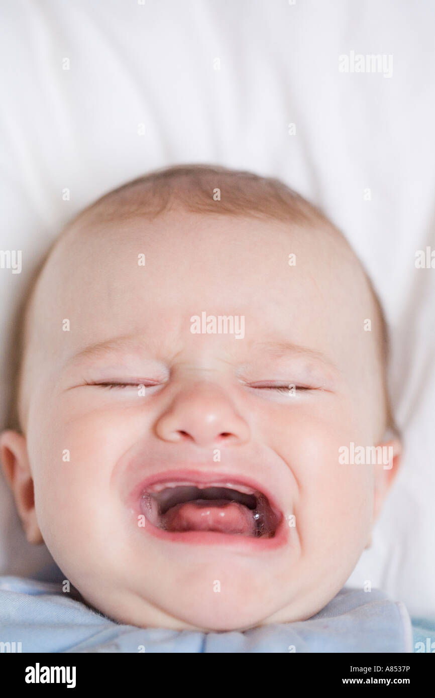 Baby Crying Stock Photo
