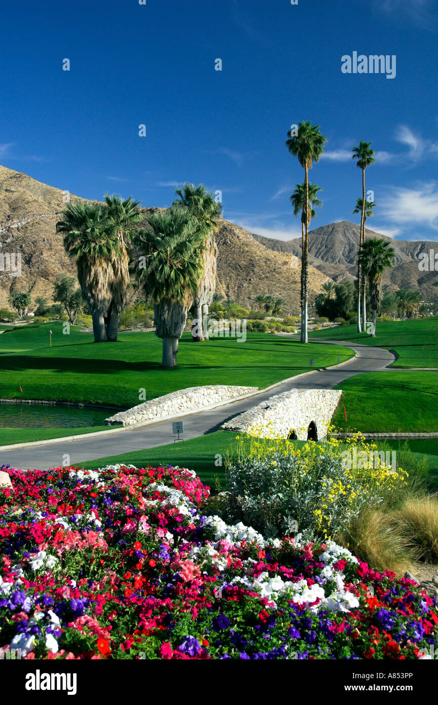 Attractive fairways and greens at the golf course at the Canyon Country