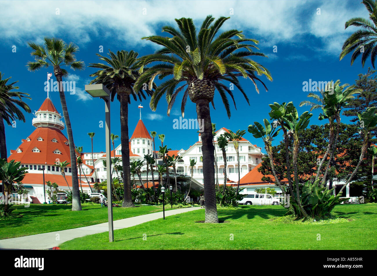 Hotel del Coronado on the island of Coronado at San Diego California USA Stock Photo