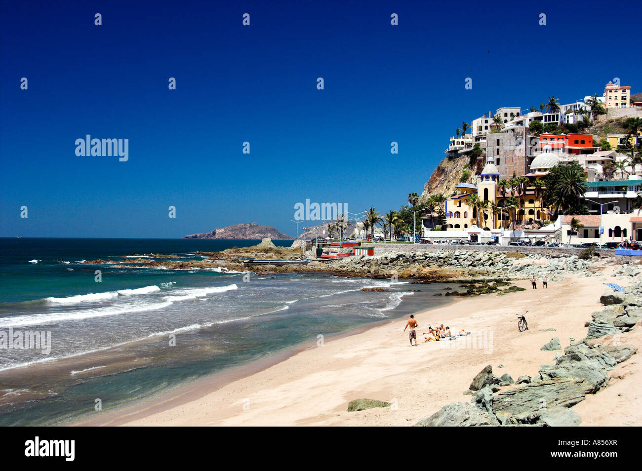 Beaches and coastal views in Mazatlan Mexico Stock Photo