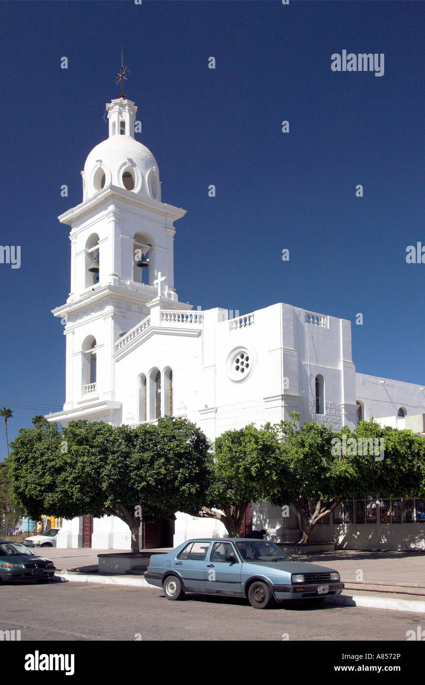 The Sagrado Corazon de Jesus Church exterior in Los Mochis Sinaloa Mexico  Stock Photo - Alamy