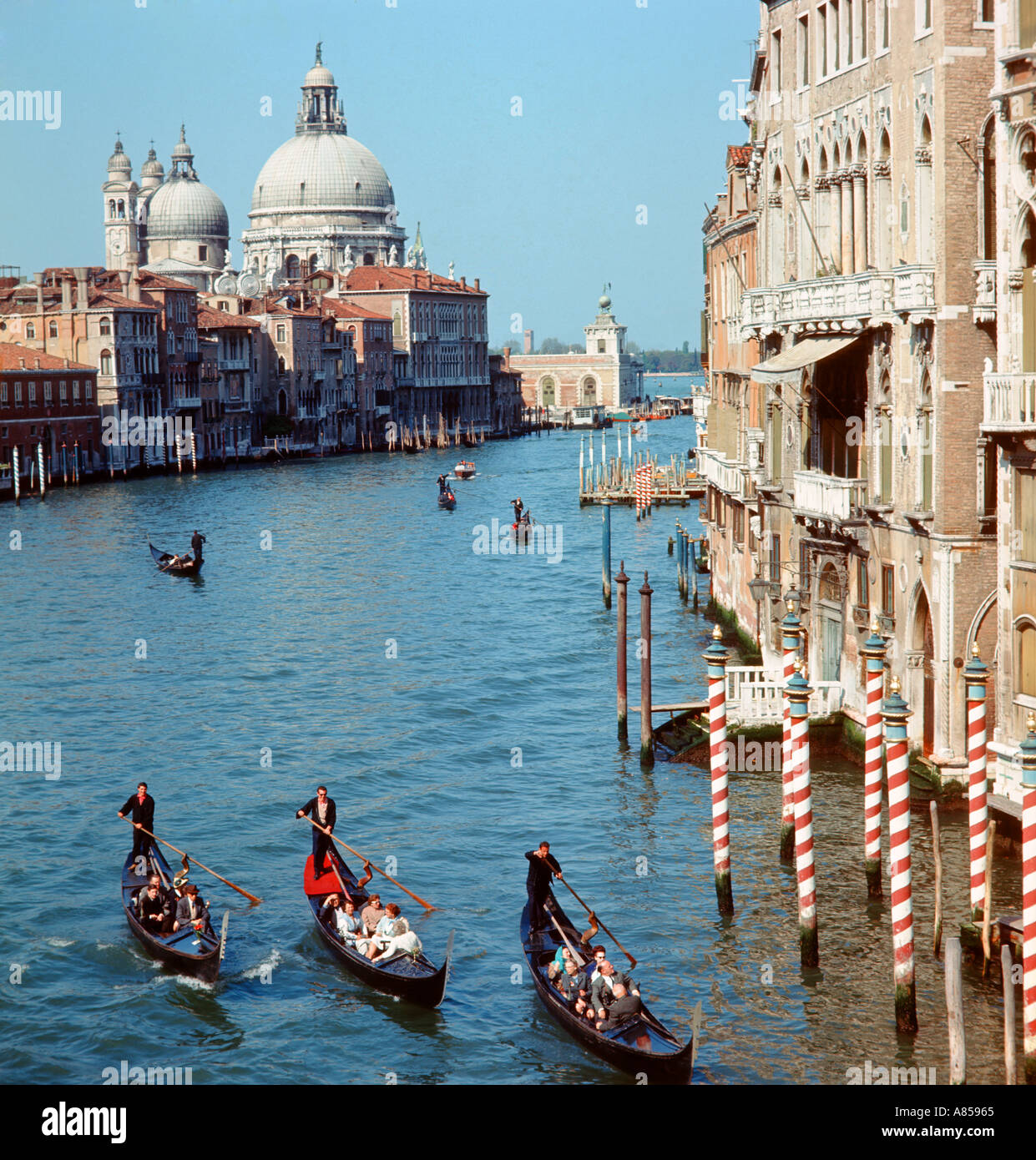 Venice Grand Canal With Gondolas At Sunset Editorial Image - Image Of - View #5