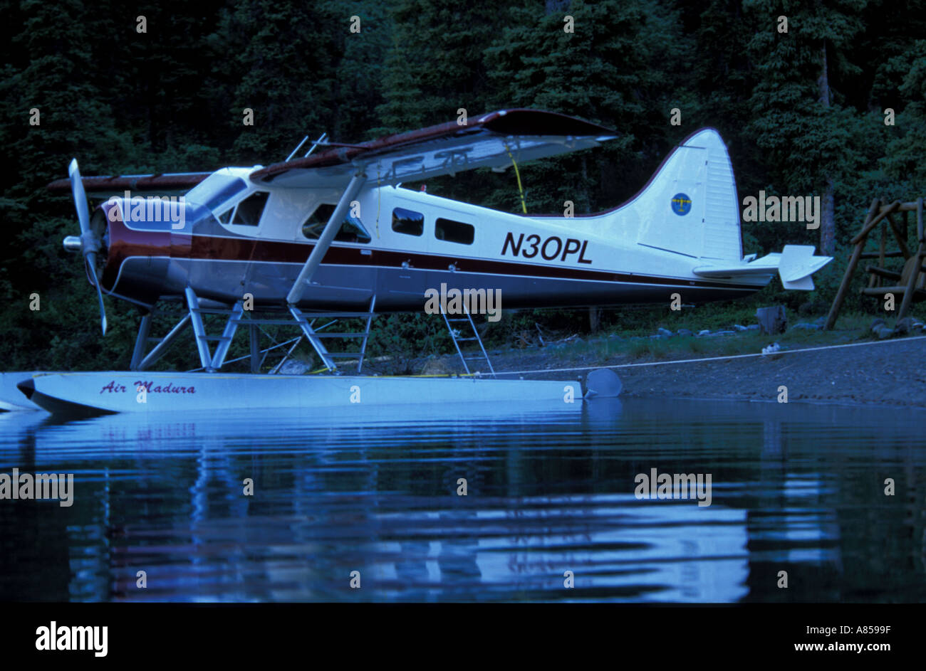 Bush Plane in Alaska Stock Photo Alamy