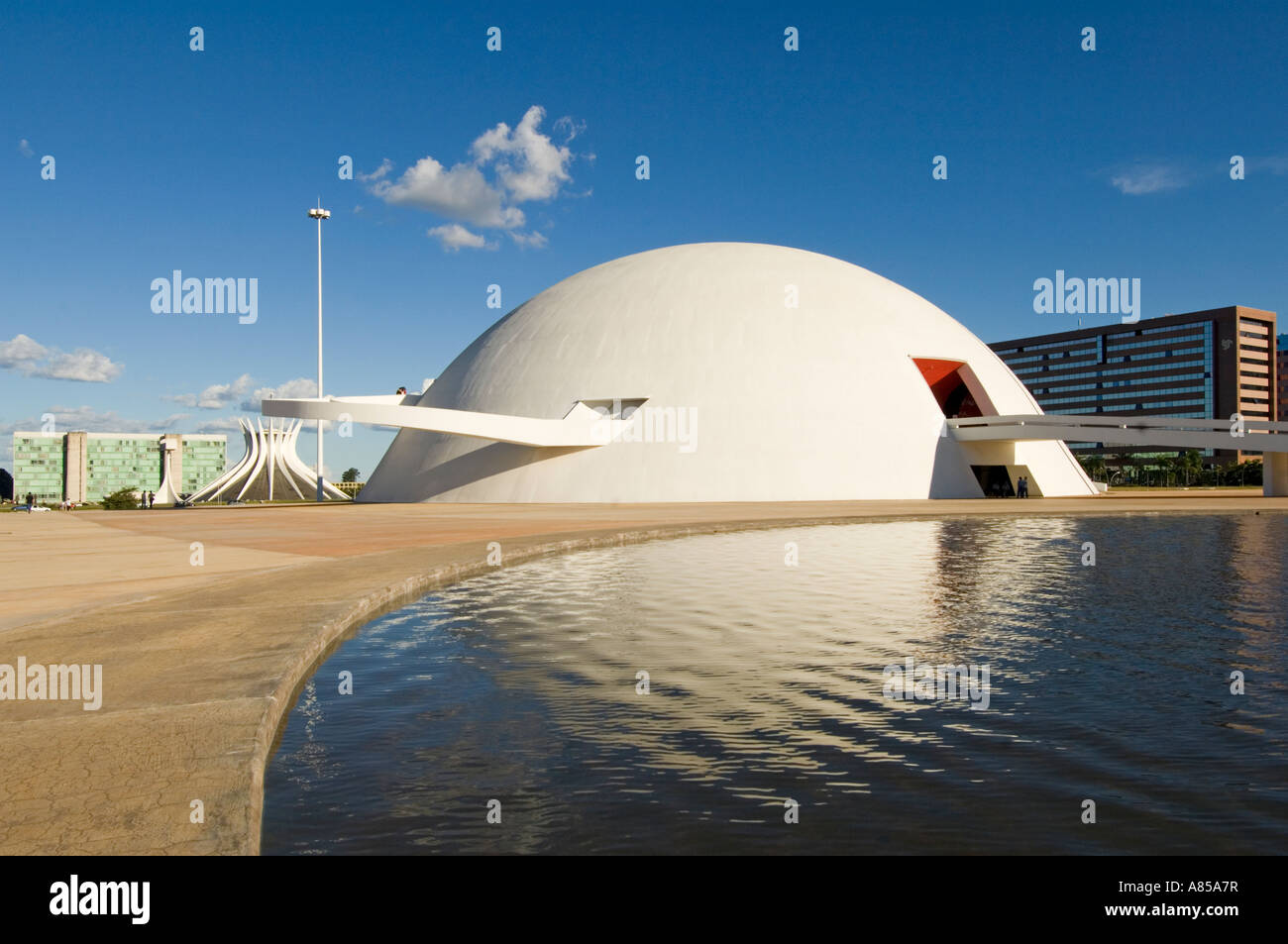 The National Museum of Brasilia which forms part of The Cultural