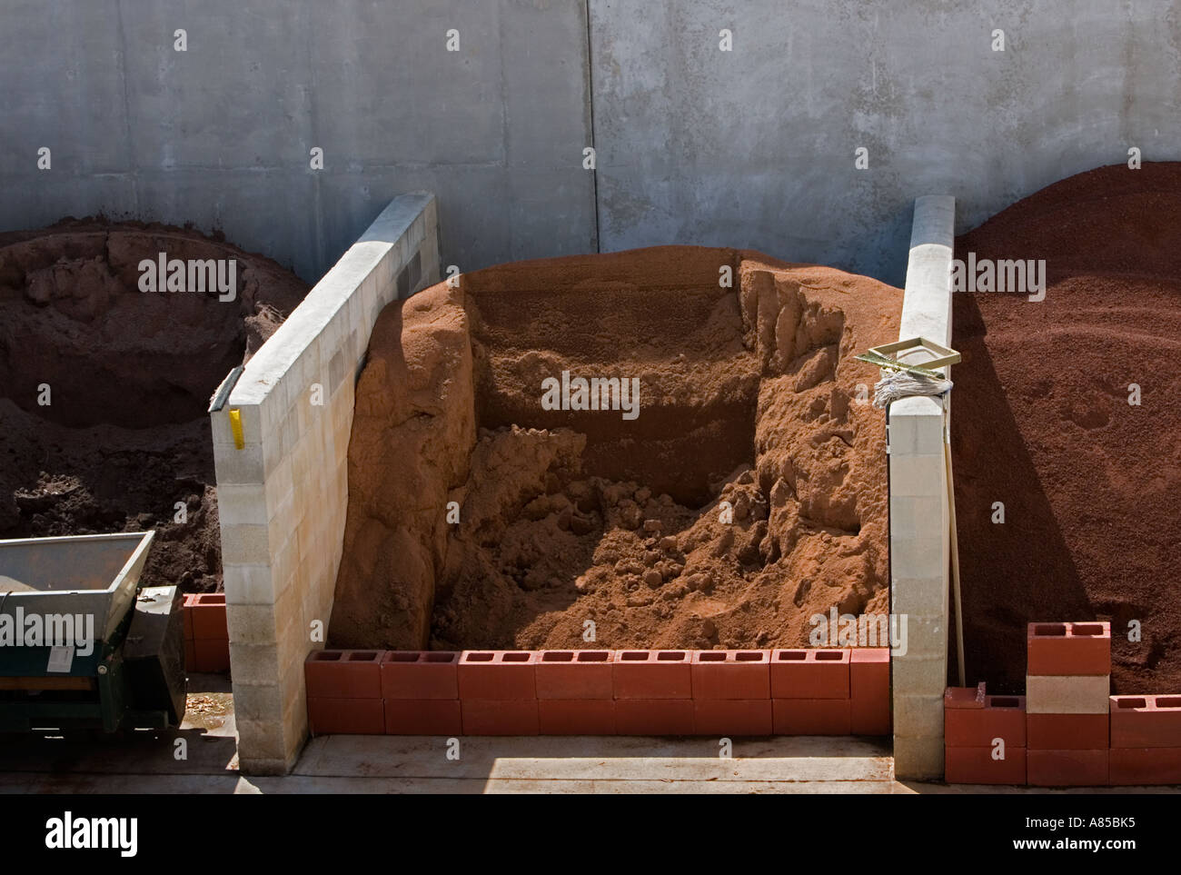 Different types of dirt in a bin Stock Photo 6852980 Alamy