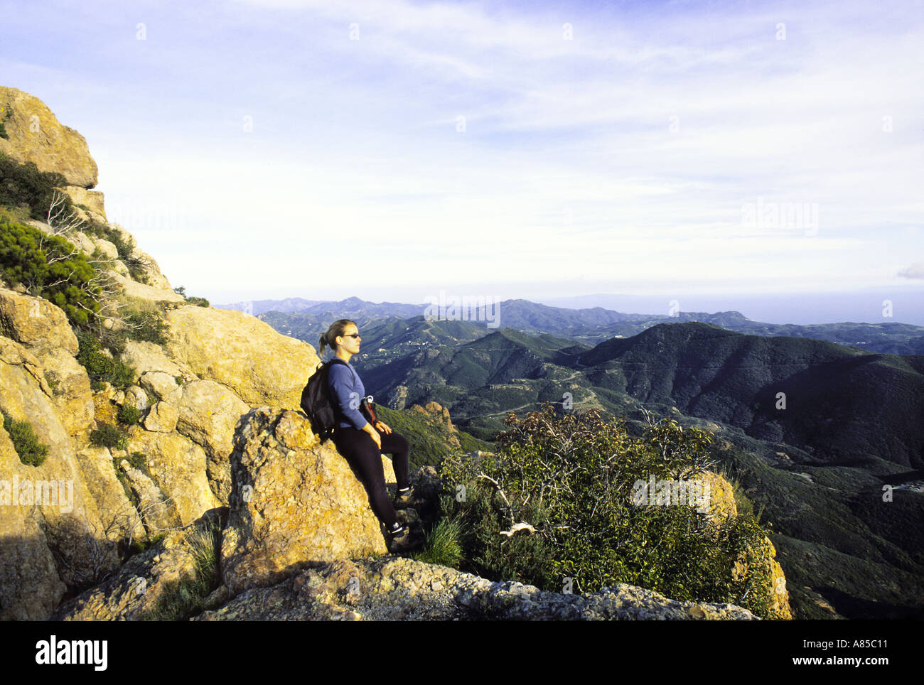 Los angeles backbone trail hires stock photography and images Alamy