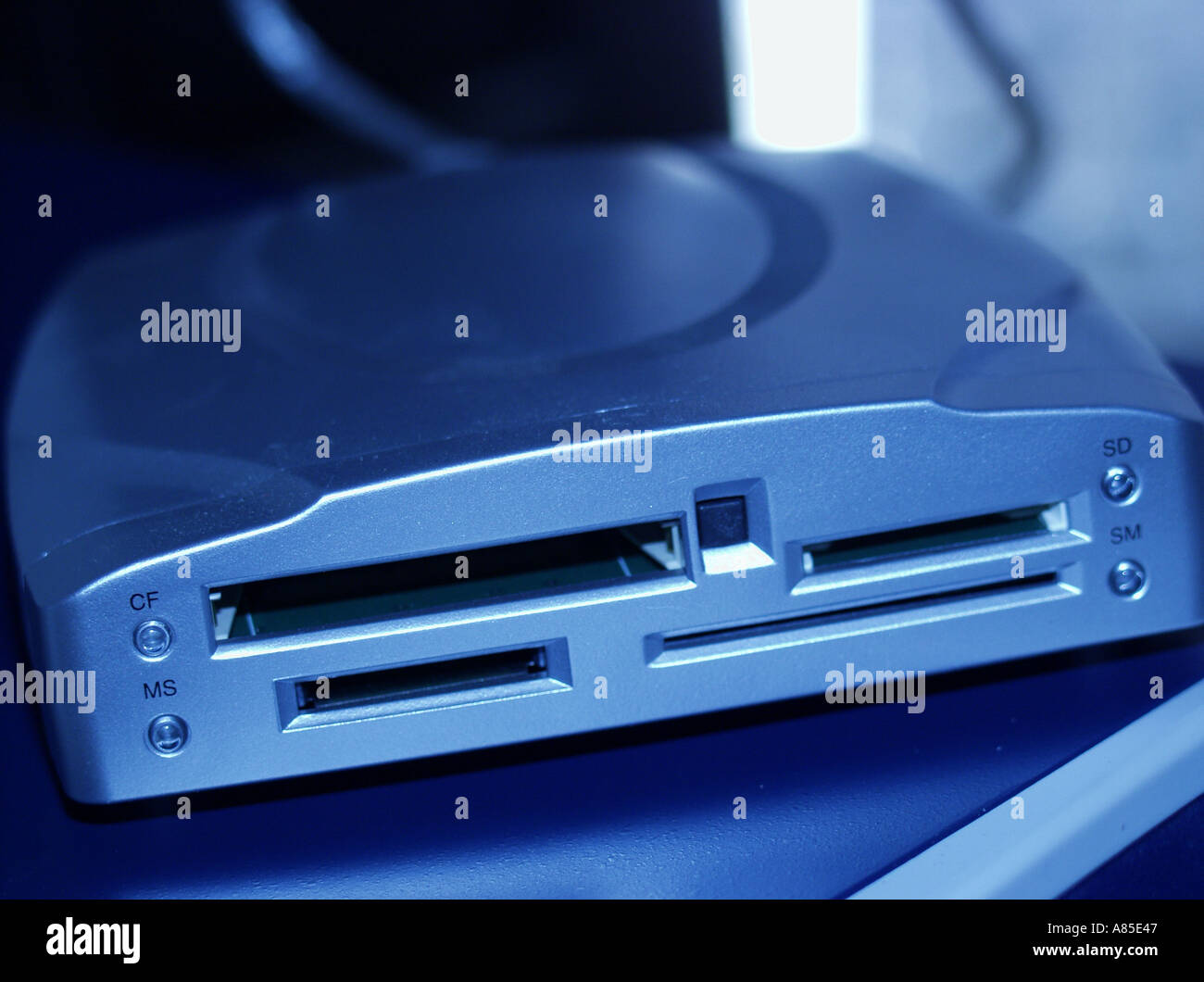 Digital camera card reader Stock Photo Alamy