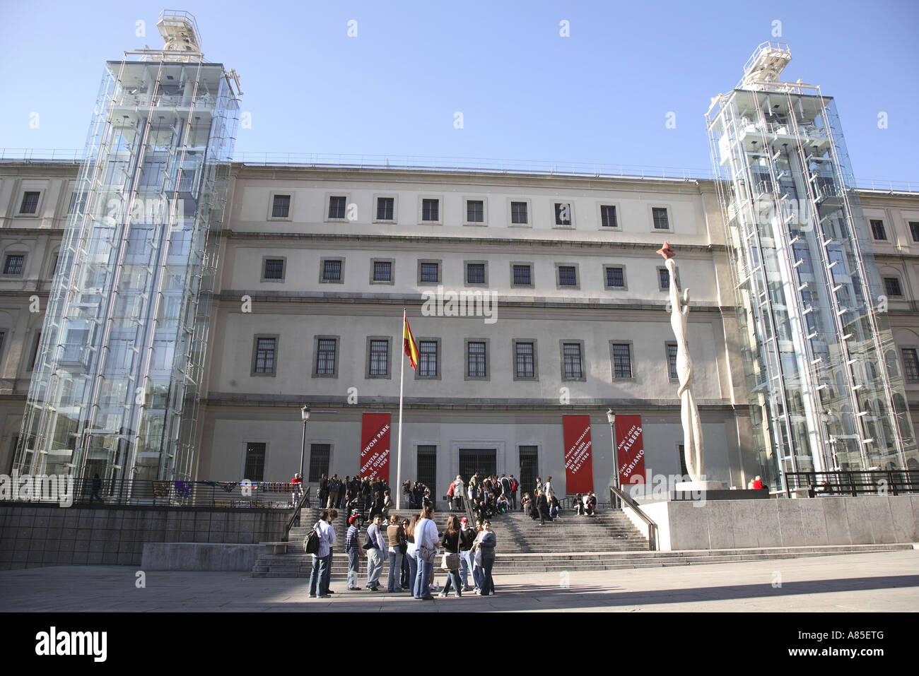 Sofia modern art museum madrid lift hires stock photography and images