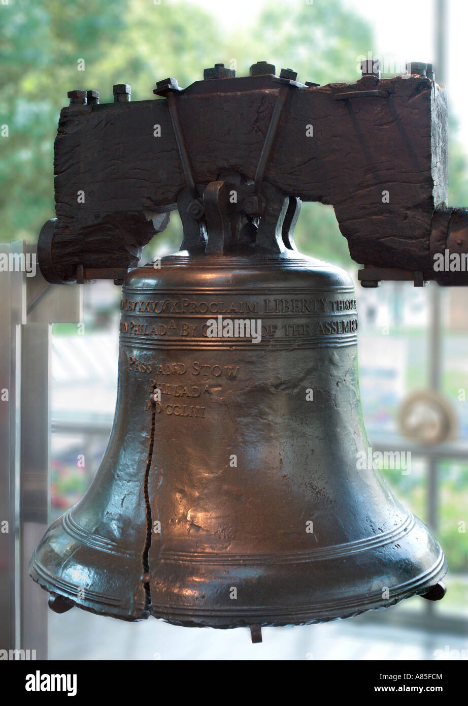 Liberty Bell, Independence Hall National Park, Philadelphia, Pennsylvania, USA Stock Photo