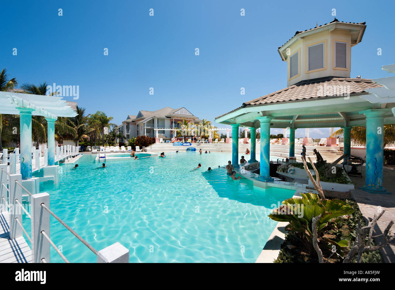 Main Pool and Swim Up Pool Bar, Hotel Tryp Peninsula, Varadero, Cuba
