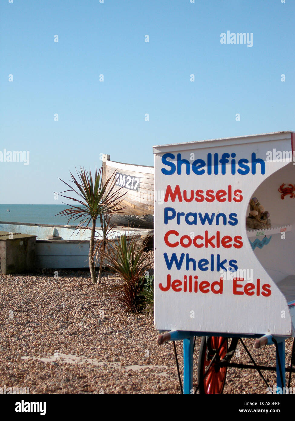 The Fishing Beach, Shellfish Stall, and Boats, Brighton, East Sussex