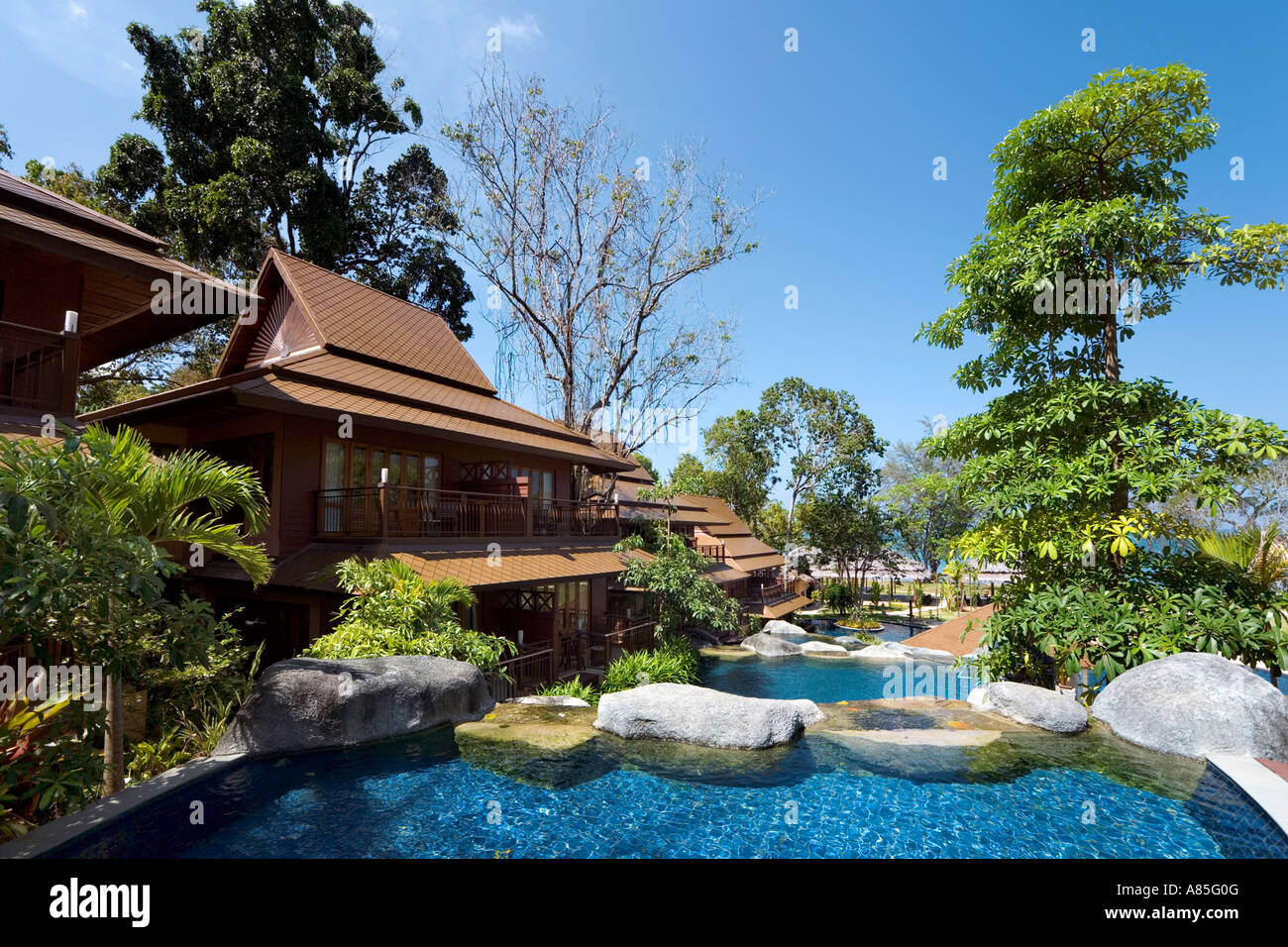 Khao Lak Merlin Beach Resort, Khao Lak, Thailand Stock Photo