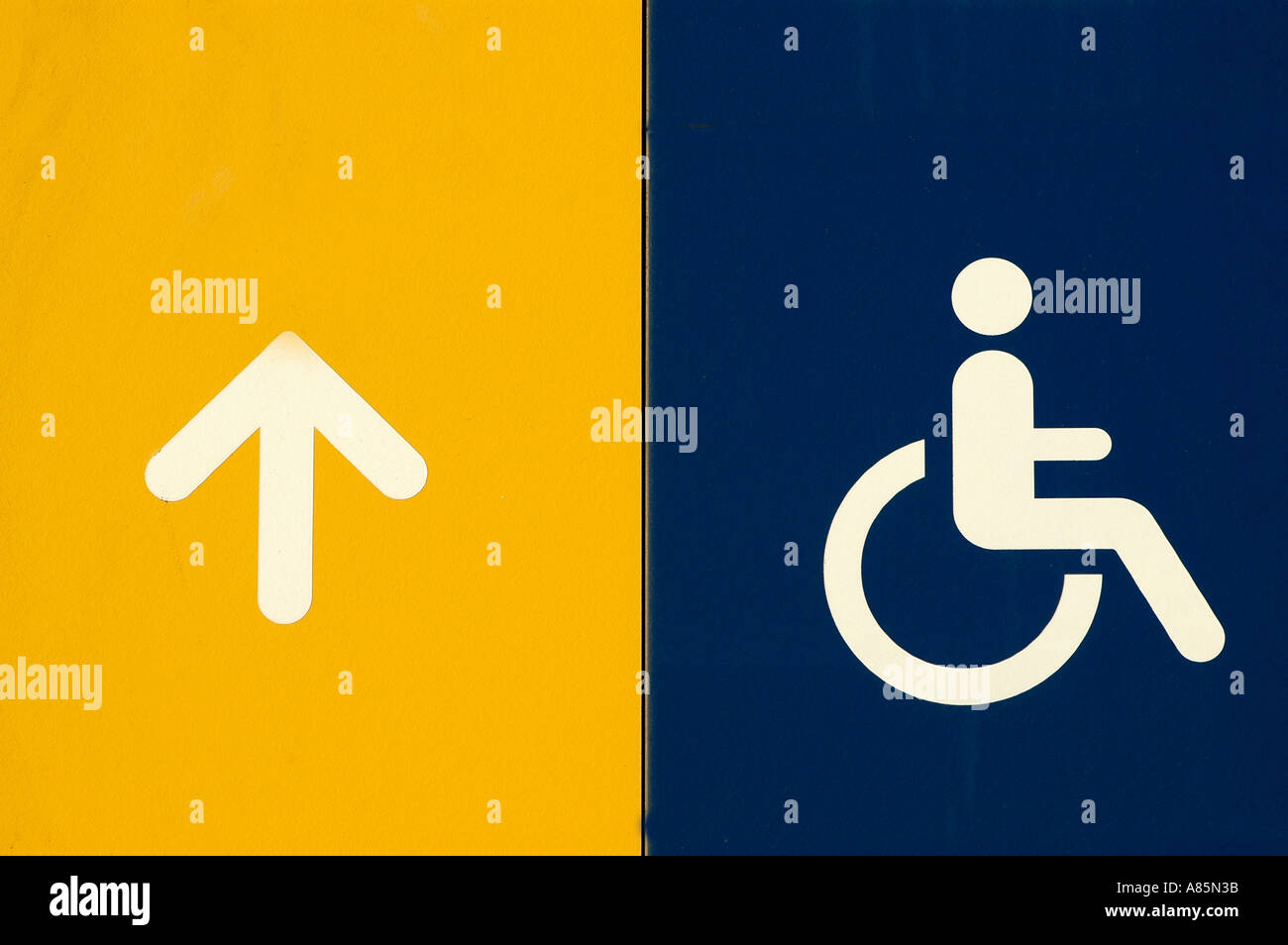 Physically handicapped icon Stock Photo - Alamy